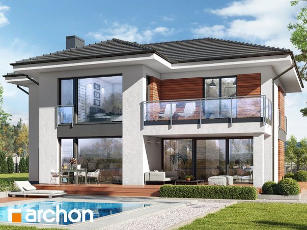 Проект дома Вилла Миранда 4 (Г2) - 2 Двухэтажные дома в Киеве