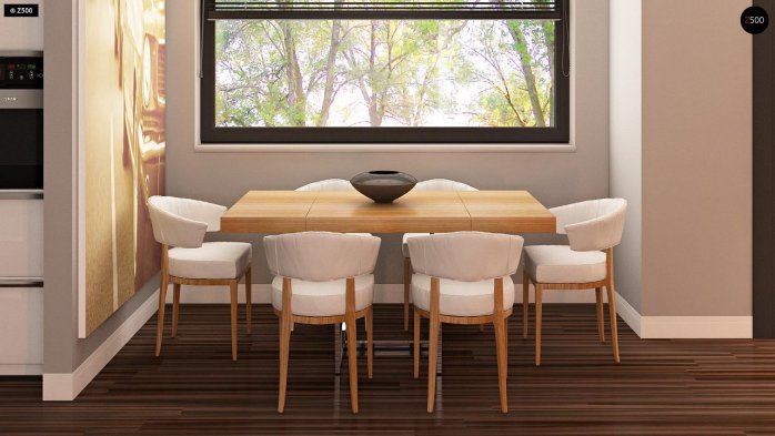 Проект дома U99 - 6 С мансардным этажом дома в Киеве