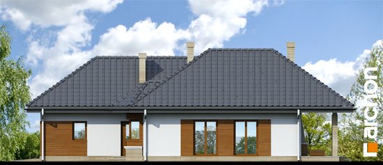 Проект дома Дом в гардениях вер.2 - 4 С мансардным этажом дома в Киеве