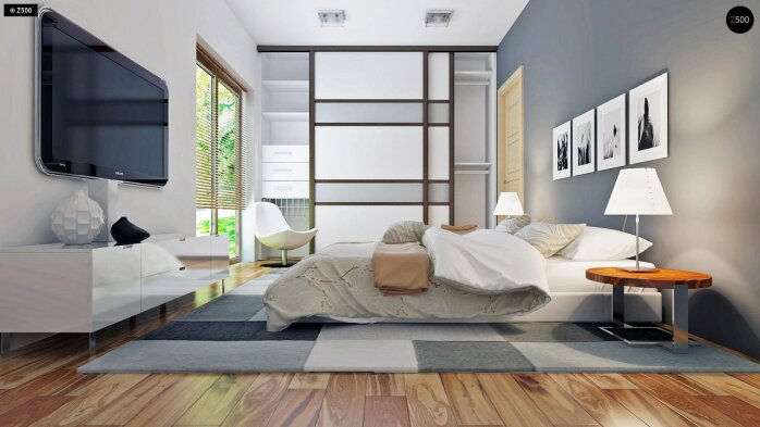 Проект дома Ux105 B - 9 Одноэтажные дома в Киеве