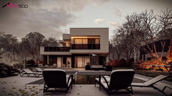 Проект дома Ux220 - 6 Двухэтажные дома в Киеве