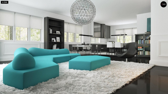 Проект дома U26 - 3 Одноэтажные дома в Киеве