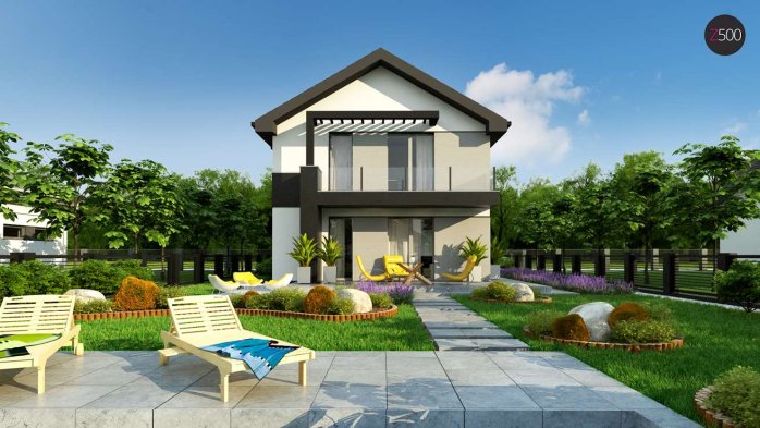 Проект дома U372 pk - 6 Двухэтажные дома в Киеве