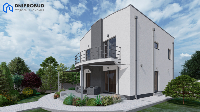 Проект дома Db 25 - 6 Двухэтажные дома в Киеве