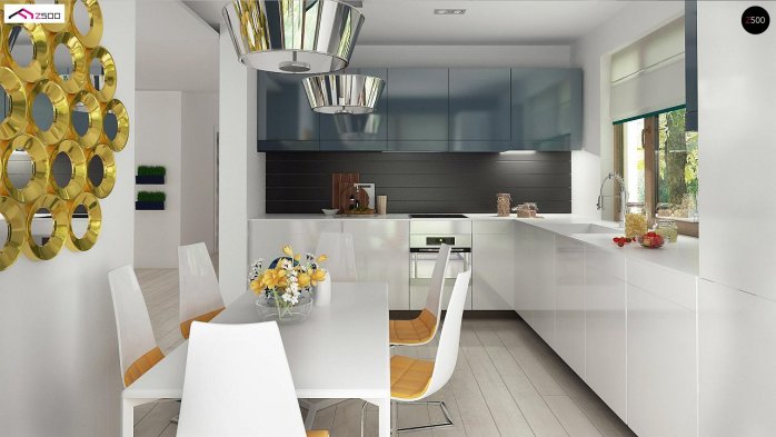 Проект дома U258 - 9 Одноэтажные дома в Киеве