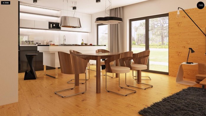 Проект дома Ux100 - 7 Одноэтажные дома в Киеве