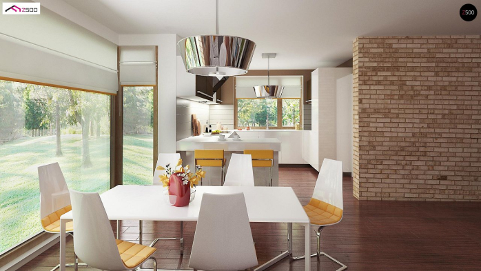 Проект дома U205 - 7 Одноэтажные дома в Киеве