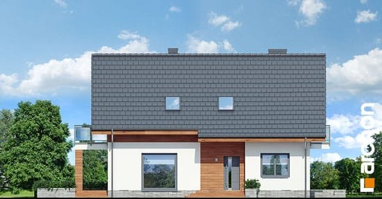 Проект дома Дом в хлорофитуме 4 - 3 С мансардным этажом дома в Киеве