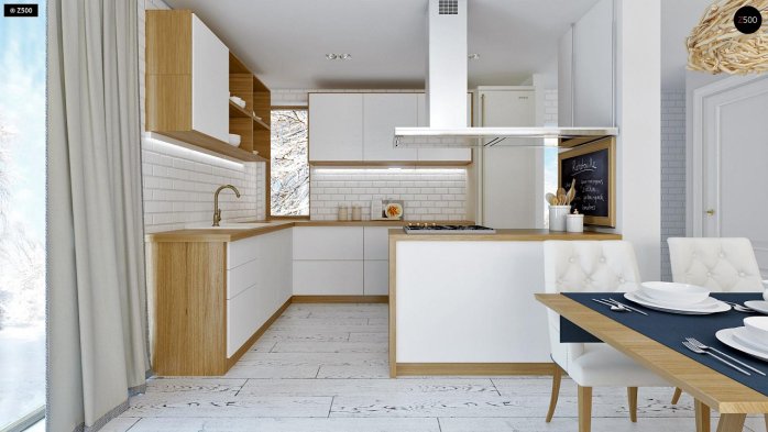 Проект дома U292 - 7 С мансардным этажом дома в Киеве