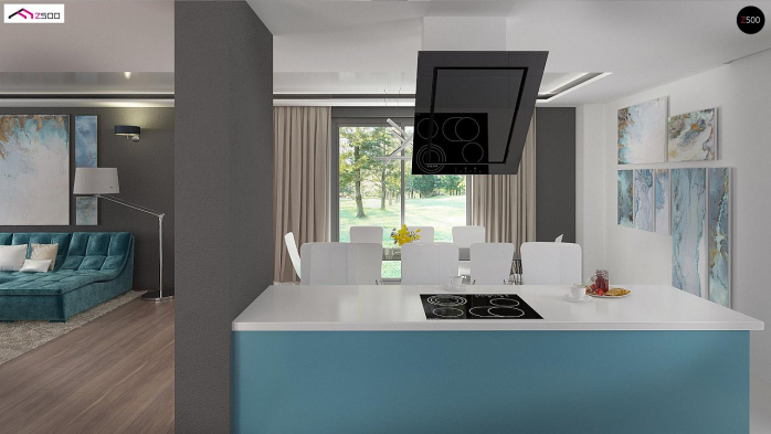 Проект дома Ux107 - 11 Двухэтажные дома в Киеве