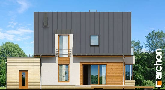 Проект дома Дом в кардамоне вер.2 - 6 С мансардным этажом дома в Киеве