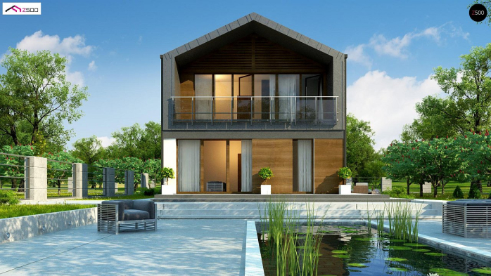 Проект дома U396 - 3 Двухэтажные дома в Киеве