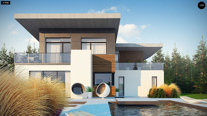 Проект дома Ux182 - 5 Двухэтажные дома в Киеве