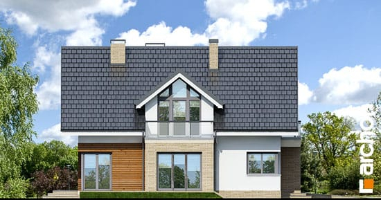 Проект дома Дом в тимьяне 5 TERMO вер.2 - 5 С мансардным этажом дома в Киеве
