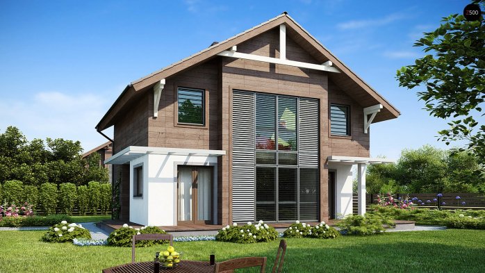 Проект дома U47 - 1 Двухэтажные дома в Киеве