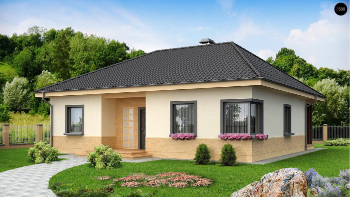 Проект дома U24 - 2 Одноэтажные дома в Киеве