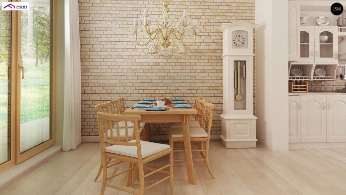 Проект дома U2 - 6 Одноэтажные дома в Киеве