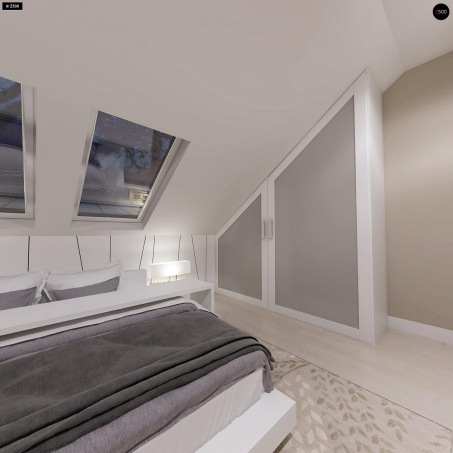 Проект дома U102 - 12 С мансардным этажом дома в Киеве