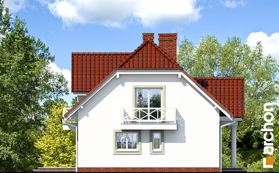 Проект дома Дом в гладиолусах 2 вер.2 - 5 С мансардным этажом дома в Киеве