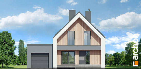 Проект дома Дом в папаверах 2 - 3 С мансардным этажом дома в Киеве