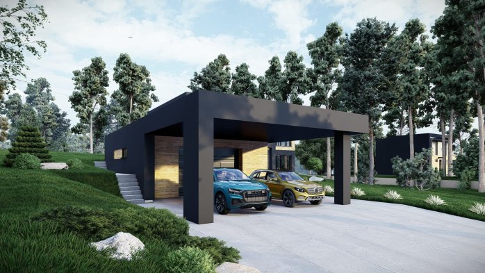 Проєкт будинку DBT 556 - Двоповерхові дома у Києві