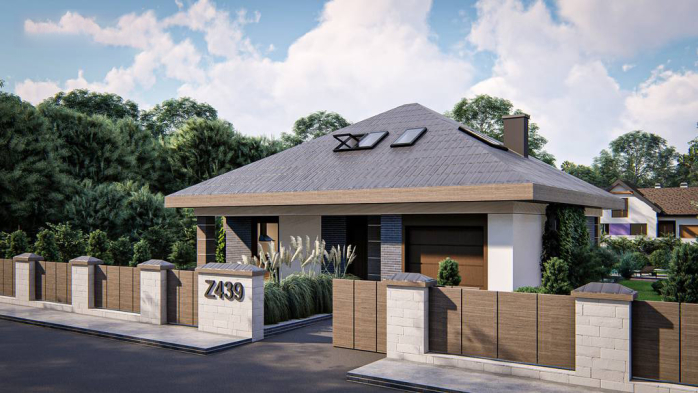 Проект дома U439 - 2 С мансардным этажом дома в Киеве