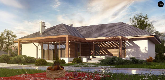 Проект дома U190 - 5 Одноэтажные дома в Киеве