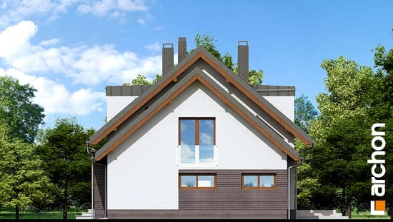 Проект дома Дом в кардамоне 2 вер.2 - 4 С мансардным этажом дома в Киеве