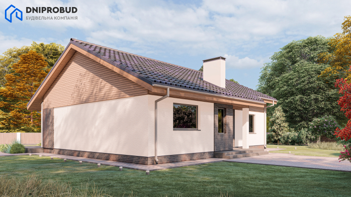 Проект дома Db 30 - 4 Одноэтажные дома в Киеве