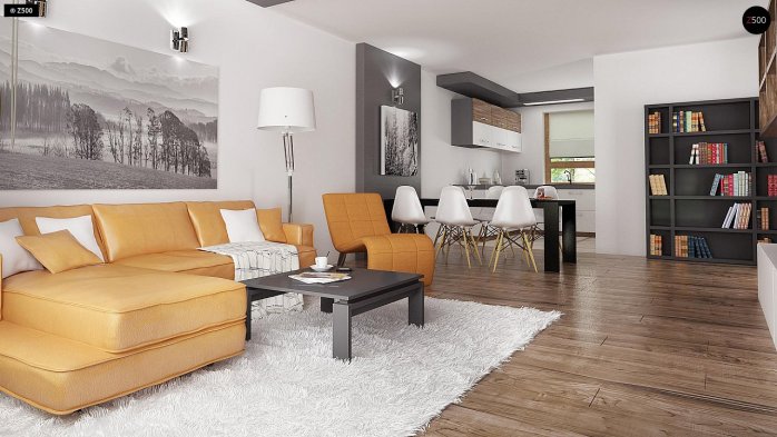 Проект дома U41 GP - 4 Одноэтажные дома в Киеве