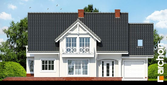 Проект дома Дом в зорях 2 вер.2 - 3 С мансардным этажом дома в Киеве