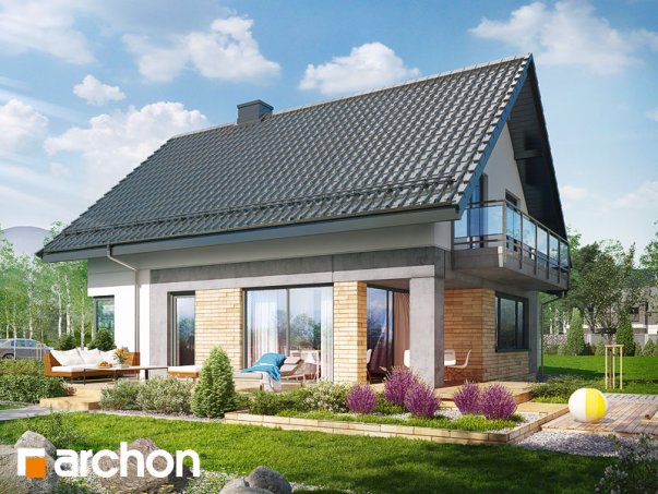 Проект дома Дом в орлишках - 2 С мансардным этажом дома в Киеве