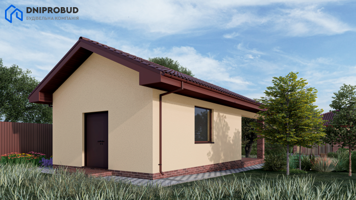 Проєкт будинку Db 20 - Одноповерхові дома у Києві