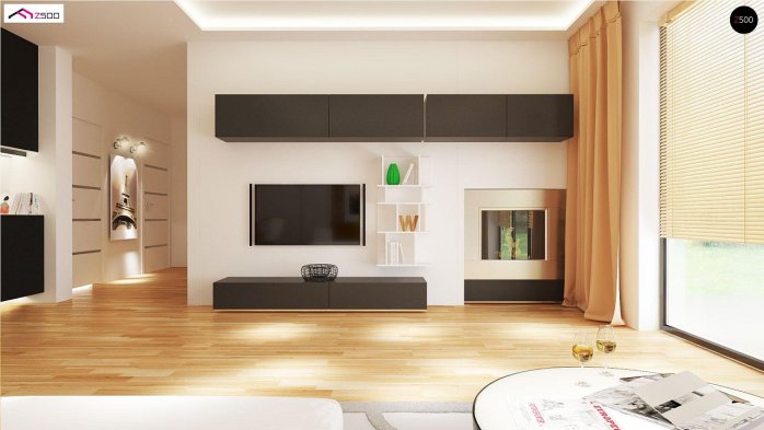 Проєкт будинку U98 WP GP2 - Одноповерхові дома у Києві