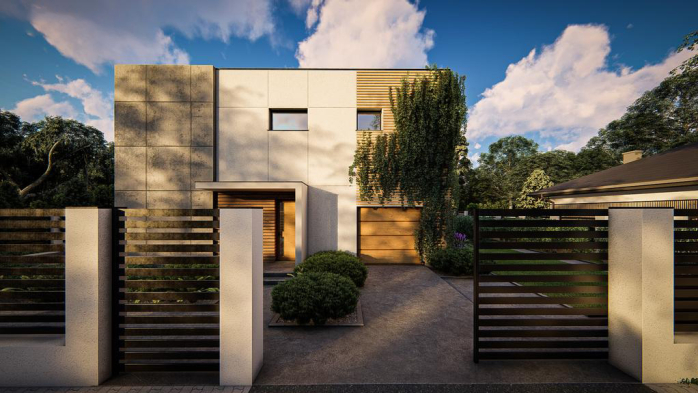 Проект дома Ux175 - 3 Двухэтажные дома в Киеве