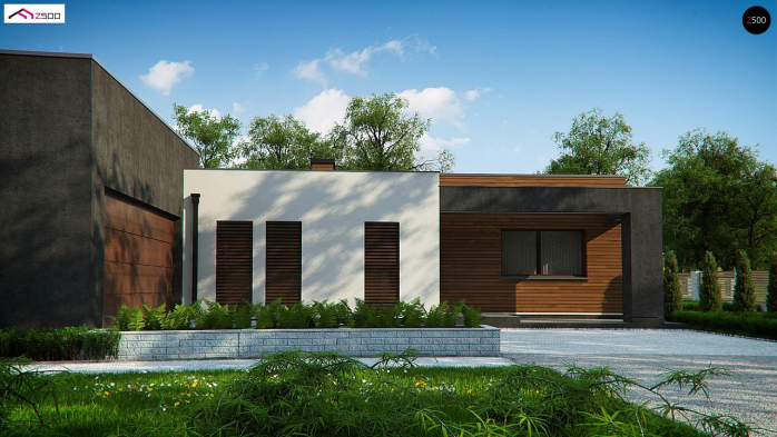 Проект дома Ux128 - 2 Одноэтажные дома в Киеве