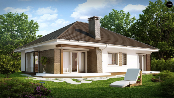 Проект дома U205 - 1 Одноэтажные дома в Киеве