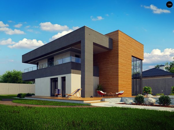 Проект дома Ux108 - 13 Двухэтажные дома в Киеве