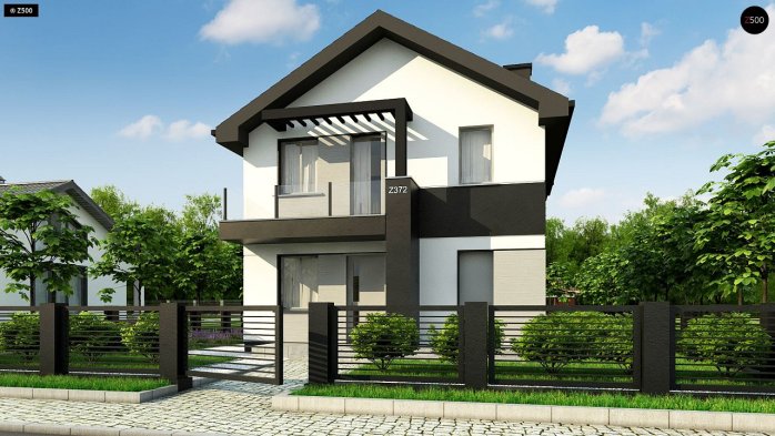 Проект дома U372 - 4 Двухэтажные дома в Киеве