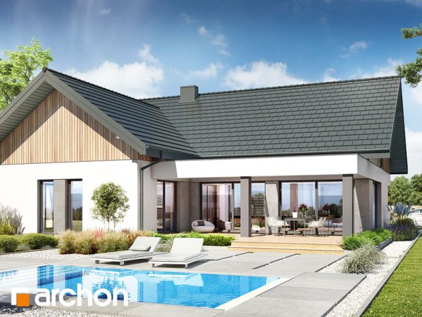 Проект дома Дом в первоцветах 12 (Г2) - 2 Одноэтажные дома в Киеве