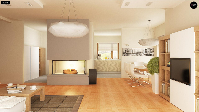 Проект дома U270 A - 9 С мансардным этажом дома в Киеве