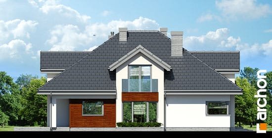 Проект дома Дом в хебе 2 вер.2 - 5 С мансардным этажом дома в Киеве