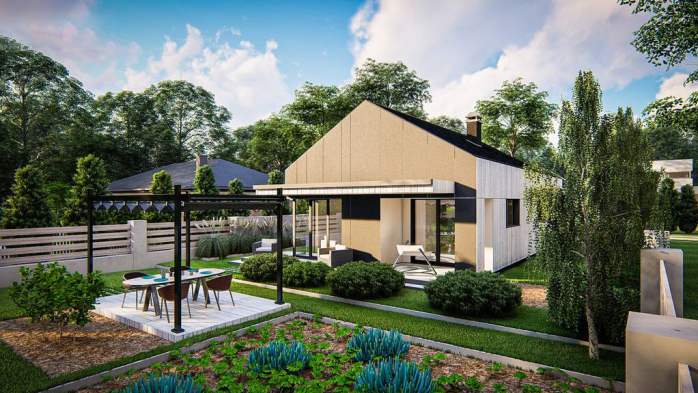 Проект дома U498 - 4 Одноэтажные дома в Киеве