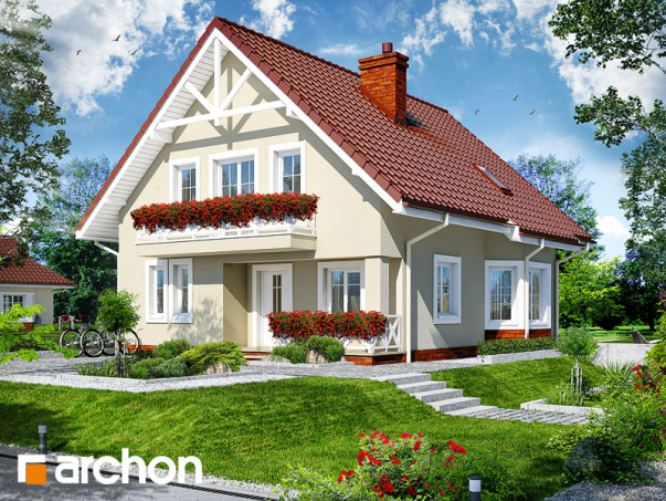 Проект дома Дом в кувшинках вер.2 - 1 С мансардным этажом дома в Киеве