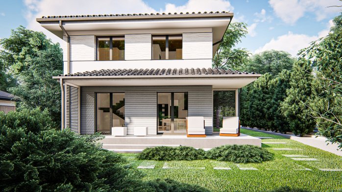 Проект дома U438 - 7 Двухэтажные дома в Киеве