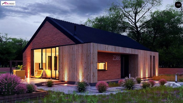 Проект дома U386 - 5 Двухэтажные дома в Киеве