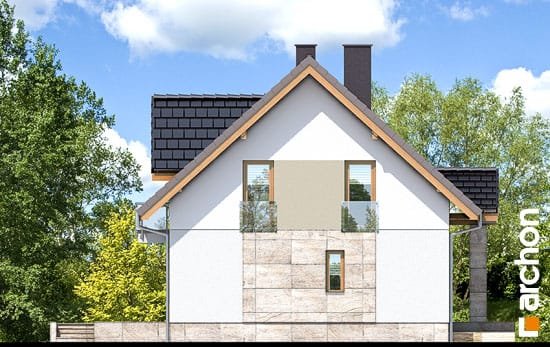 Проект дома Дом в клубнике 3 - 5 С мансардным этажом дома в Киеве