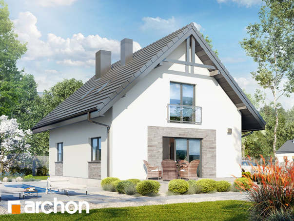 Проект дома Дом в люцерне 4 вер.2 - 2 С мансардным этажом дома в Киеве