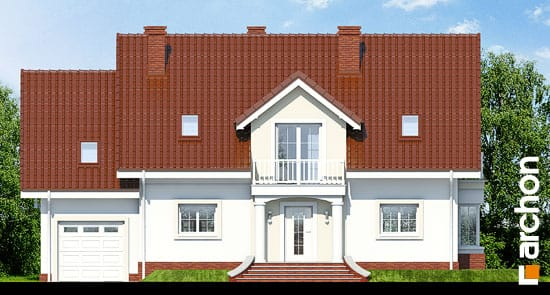 Проект дома Дом в каллах 2 вер.2 - 3 С мансардным этажом дома в Киеве