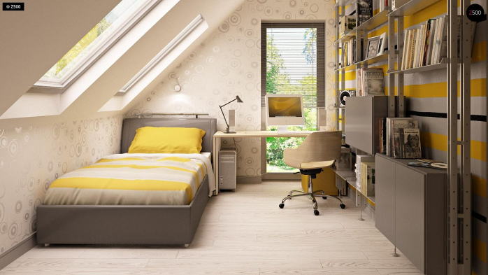 Проект дома U216 - 12 С мансардным этажом дома в Киеве